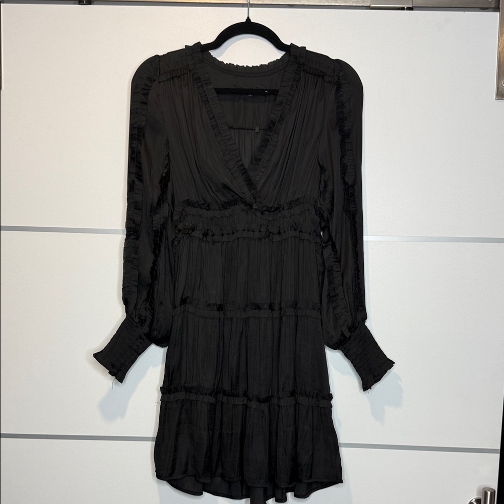 Chic Black Long Sleeve Dress